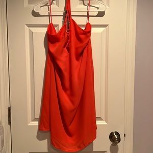 Coral summer dress
